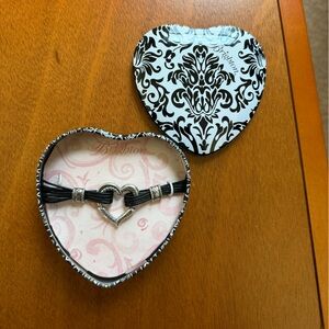 Brighton Heritage Heart Charm Bracelet